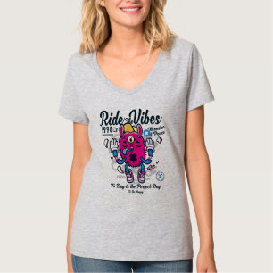 Camiseta Dia perfeito para ser feliz Monstro engraçado em