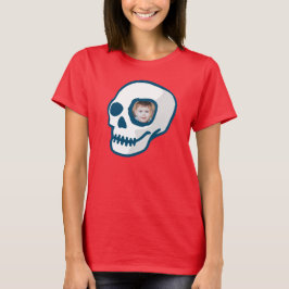 Camiseta Dia personalizado de fotografia do Halloween morto