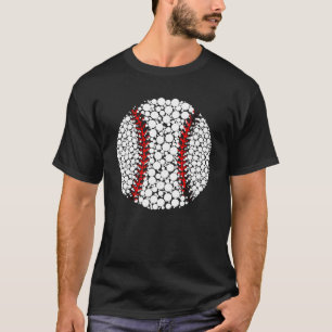 Camiseta Dia Ponto-Ponto-De-Baseball Lover Dia Internaciona
