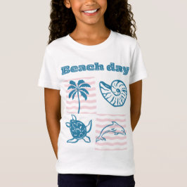 Camiseta Dia Retro da Praia Costeira