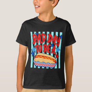 Camiseta Dia ruim para ser um cachorro-quente churrasco eng
