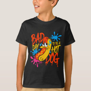 Camiseta Dia ruim para ser um cachorro quente churrasco gre