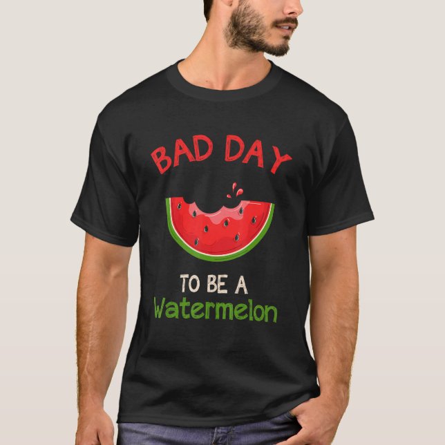 Camiseta Dia Ruim Para Ser Uma Melancia (Frente)
