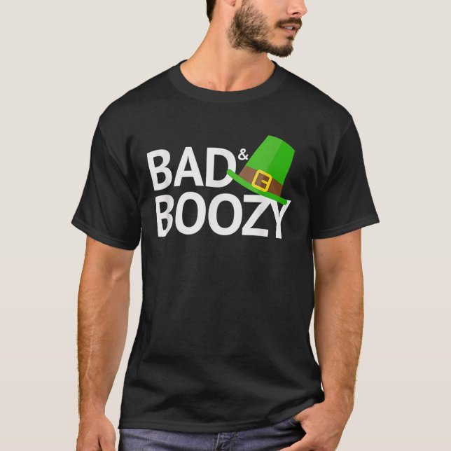 Camiseta Dia Santa Patrick Mau E Engraçado (Frente)