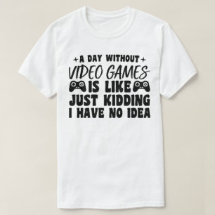 Camiseta Dia sem Videos games Jogos Jogando Jogador de aniv