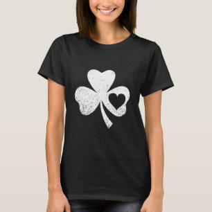 Camiseta Dia Verde de São Patrício Coração de Patty Shamroc