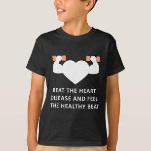 Camiseta Dia Vermelho Fevereiro Doença Cardíaca Para Homens
