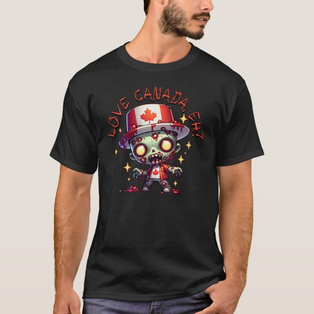 Camiseta Dia Zombie Canadá (Frente)