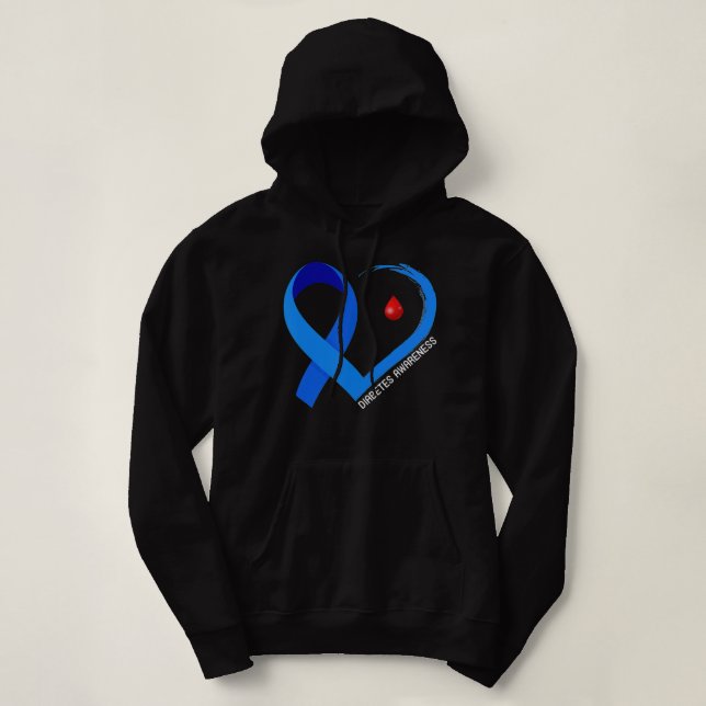 Camiseta Diabetes Awareness Warrior Gift (Frente do Design)
