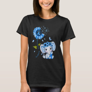 Camiseta Diabetes Consciência Azul Hippie Elefante de Giras