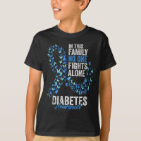 Diabetes Consciência Mês Borboletas Azul Fita