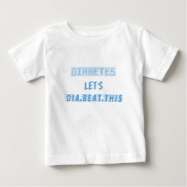 Camiseta diabetes deixe dia vencer isso
