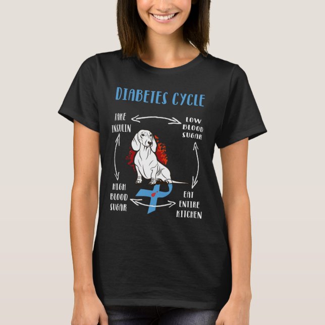 Camiseta Diabetes Diabéticos Diabetes Awarene (Frente)