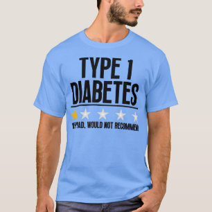 Camiseta Diabetes Funny Tipo 1 3