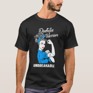 Camiseta Diabetes Guerreiro Ininterrupto Diabetes Consciênc