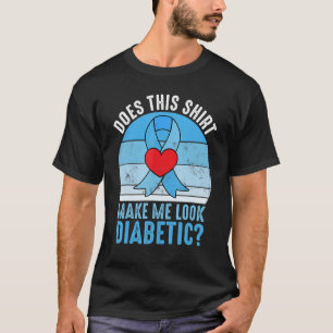Camiseta Diabetes Sobrevivência do Guerreiro Diabetes Azul