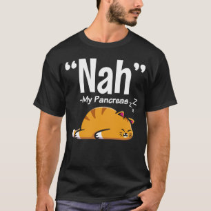 Camiseta Diabetes T1D, Pancreias Engraçadas por Gatos Preg