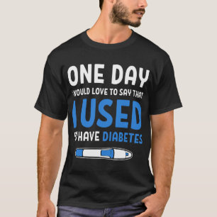 Camiseta Diabetes Tipo 1 Citações Cura Tipo 1 Diabetes