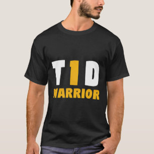 Camiseta Diabetes Tipo 1 Diabetes Sensibilização Citação T1