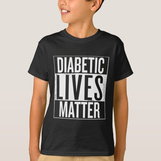 Camiseta Diabetes Tipo 1 E Tipo 2 (Frente)