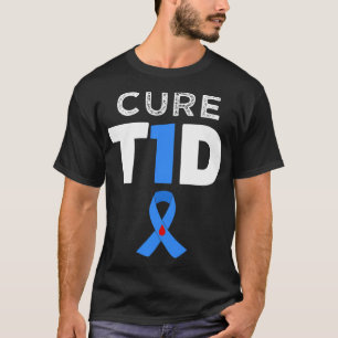 Camiseta Diabetes Tipo 1 - Esperança de reconhecimento do T