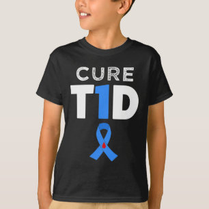 Camiseta Diabetes Tipo 1 - Esperança de reconhecimento do T