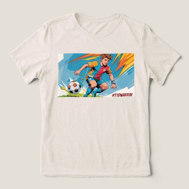 Camiseta Diabetes Tipo 1 - Jovens (Design frontal)