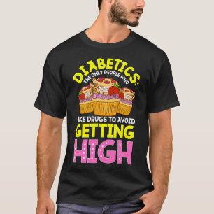 Camiseta Diabetes Tipo 2 Sensibilização para diabéticos fof