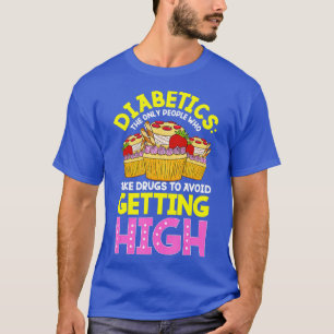 Camiseta Diabetes Tipo 2 Sensibilização para diabéticos fof