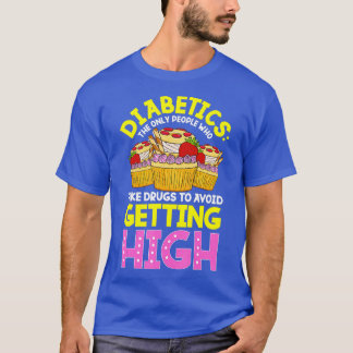 Camiseta Diabetes Tipo 2 Sensibilização para diabéticos fof