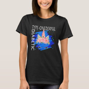 Camiseta Diabetes Tipo Consciência Oneagrante Unicórnio Dia
