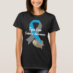 Camiseta Diabetes Tipo Um Diabetes Diversos Lama E Fita T