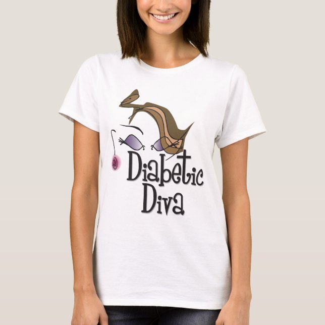 Camiseta Diabético Diva (Frente)