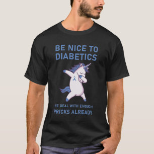 Camiseta diabéticos que já lidamos com preços suficiente