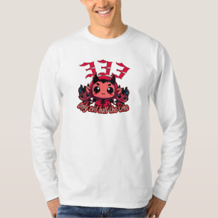 Camiseta Diabo Chibi - 333 Apenas mau metade do tempo