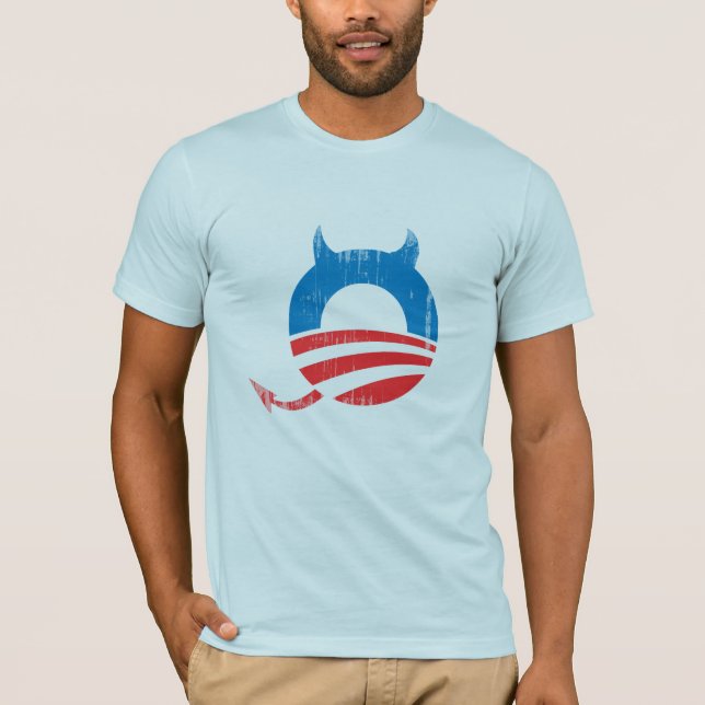 Camiseta Diabo de Obama (Frente)