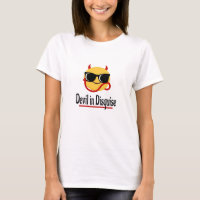 Diabo disfarçado Emoji Hot Trendy Engraçado