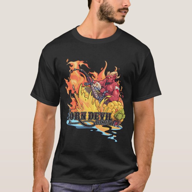 Camiseta Diabo do Milho (Vermelho) (Frente)