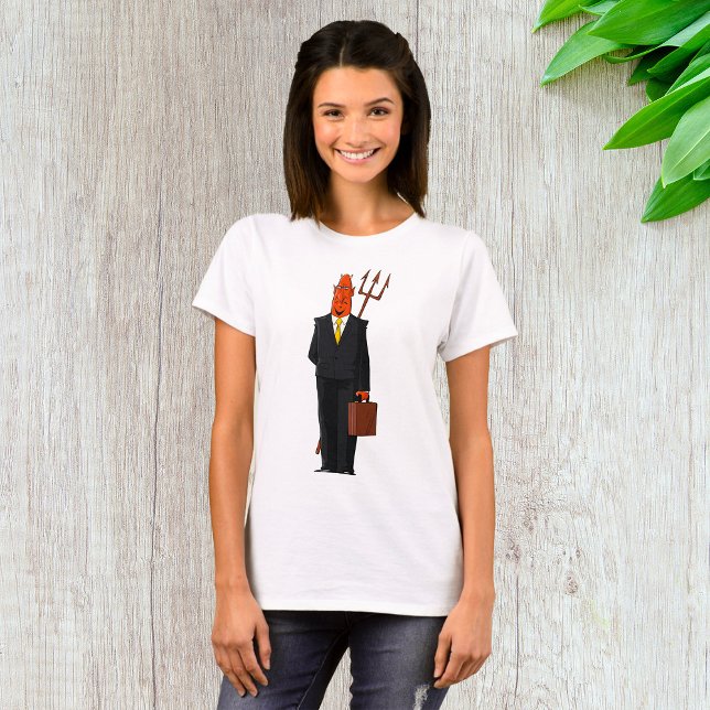 Camiseta Diabo Em Um Traje (Criador carregado)