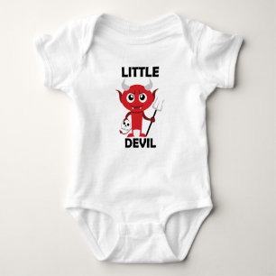 Camiseta Diabo pequeno - do Bodysuit do jérsei do bebê