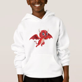 Camiseta Diabo voador de desenho animado fofo