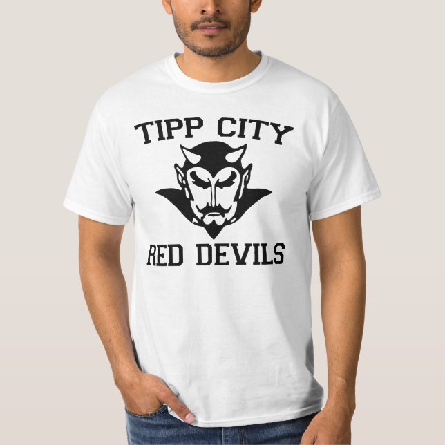 Camiseta Diabos vermelhos da cidade de Tipp (Frente)