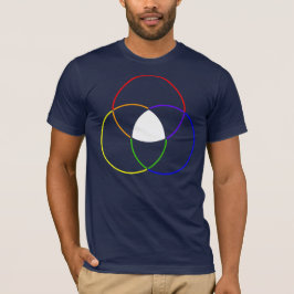 Camiseta diagrama color venn