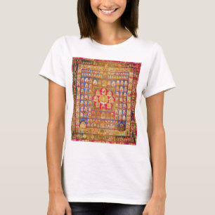 Camiseta Diagrama Cósmico de Mandala para a Meditação