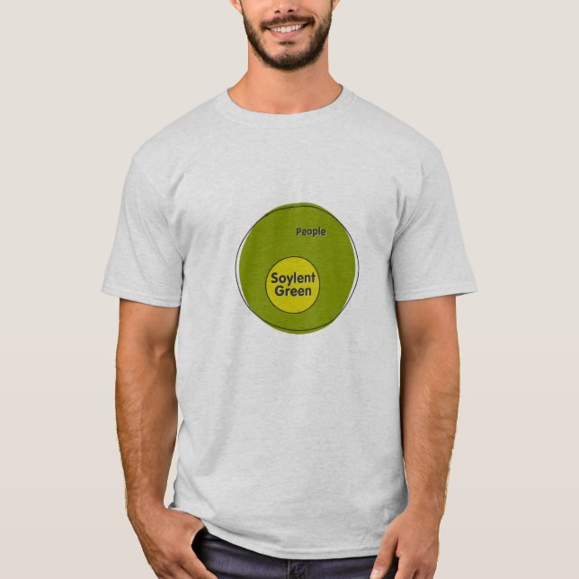 Camiseta Diagrama das Pessoas verdes de sódio (Frente)