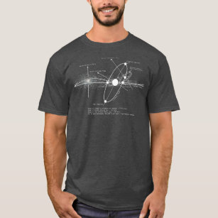 Camiseta Diagrama de sistemas solares Astronomia do trevo