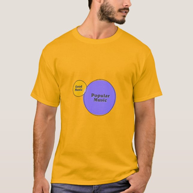 Camiseta Diagrama de veneno de Música Popular de Boa Música (Frente)