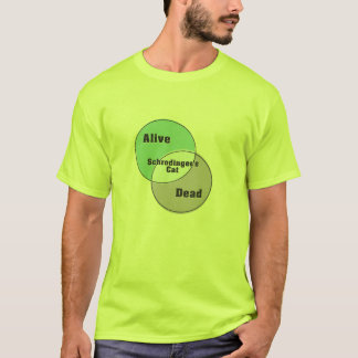 Camiseta Diagrama do Morto de gato de Schrodinger