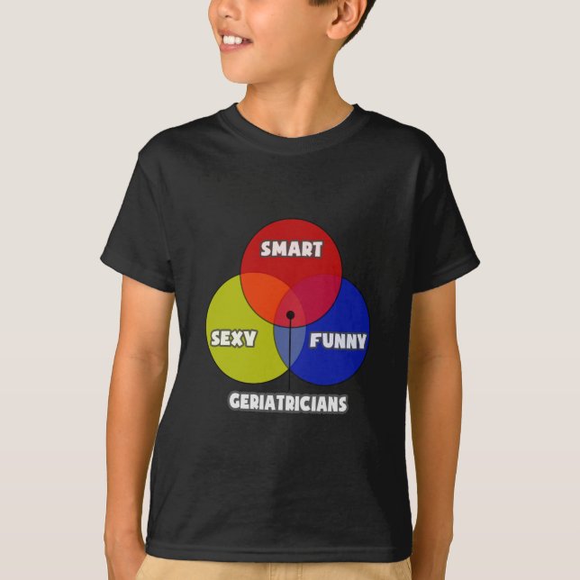 Camiseta Diagrama Venn.. Geriatricos (Frente)
