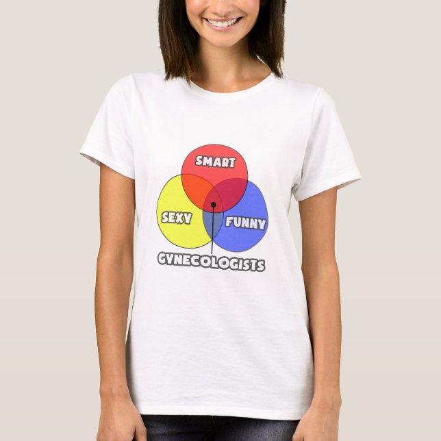 Camiseta Diagrama Venn.. Ginecologistas (Frente)